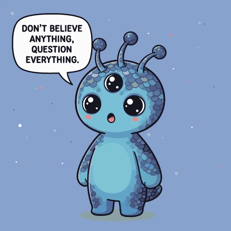 Cute Alien: Statement - Question everything