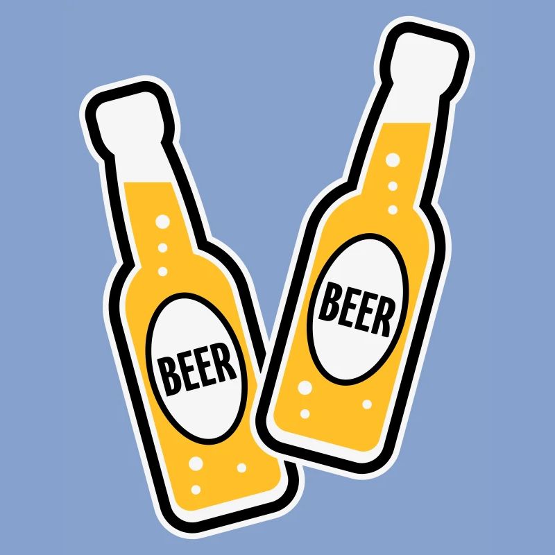 2 Toasting Beer Bottles (Beery / POS 3C)