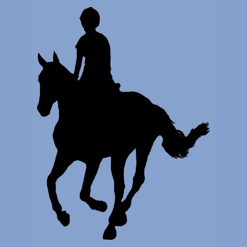 Reiter auf Pferd