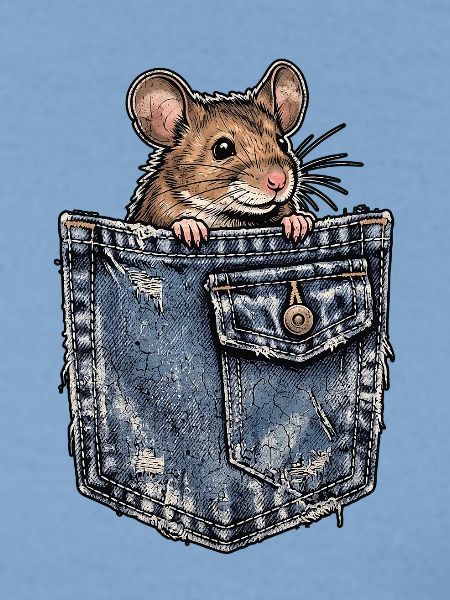 Brusttaschen Maus