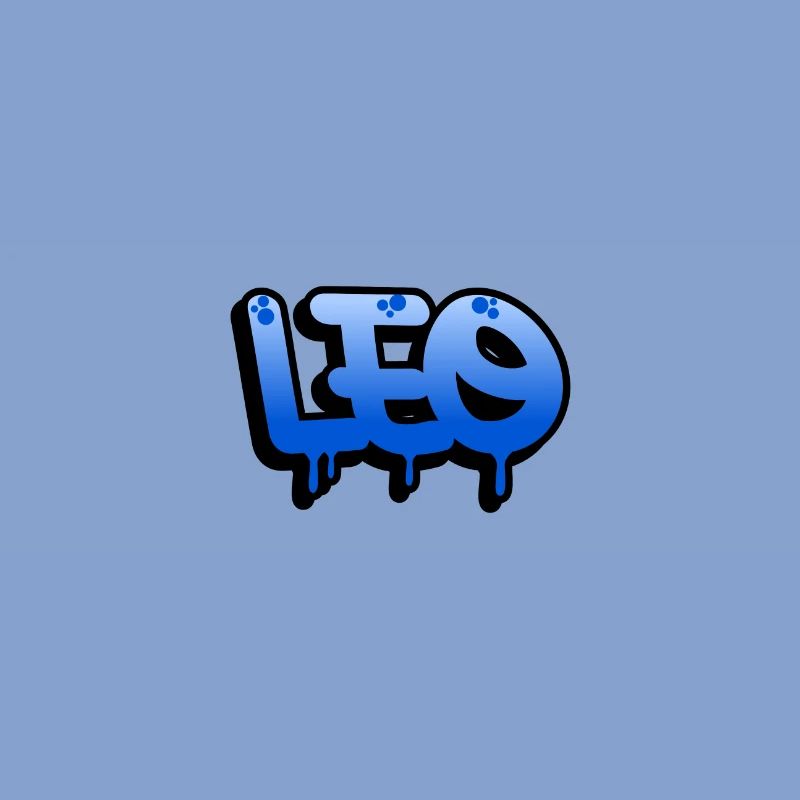 Graffiti-Name Leo