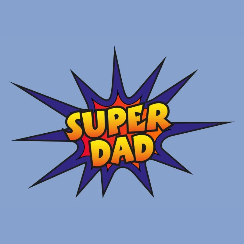 Superdad – Comic Logo for Hero Fathers