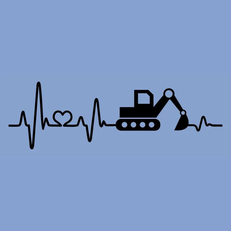 Bagger Baustelle Bauarbeiter Baggerfahrer Geschenk