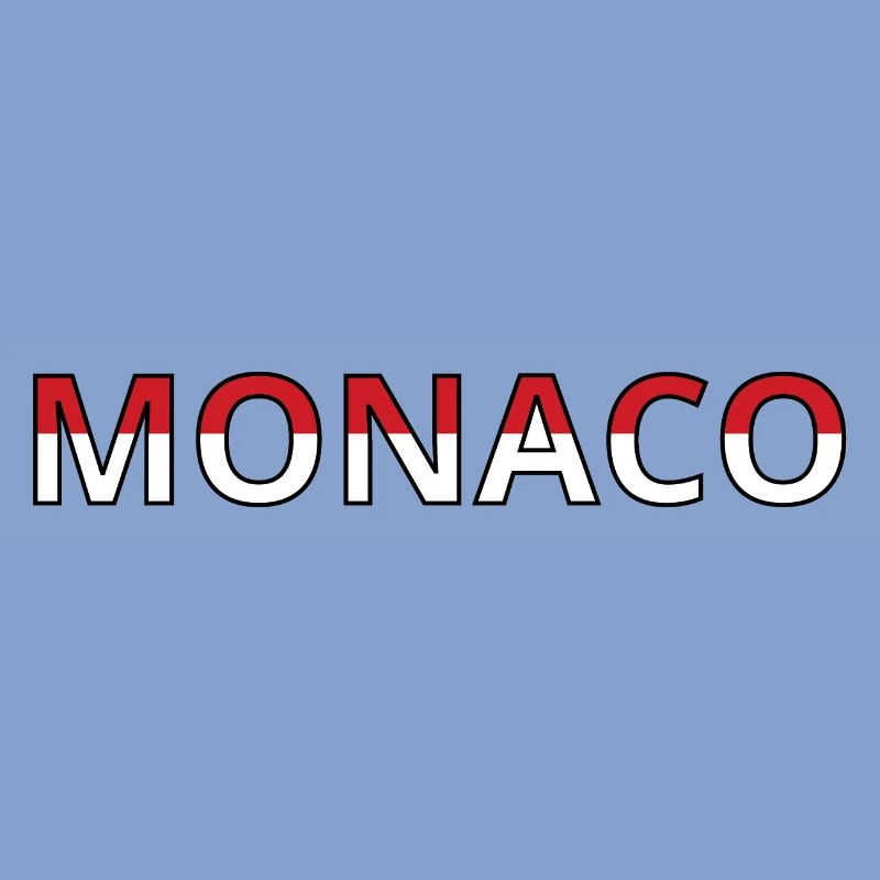 Drapeau monaco