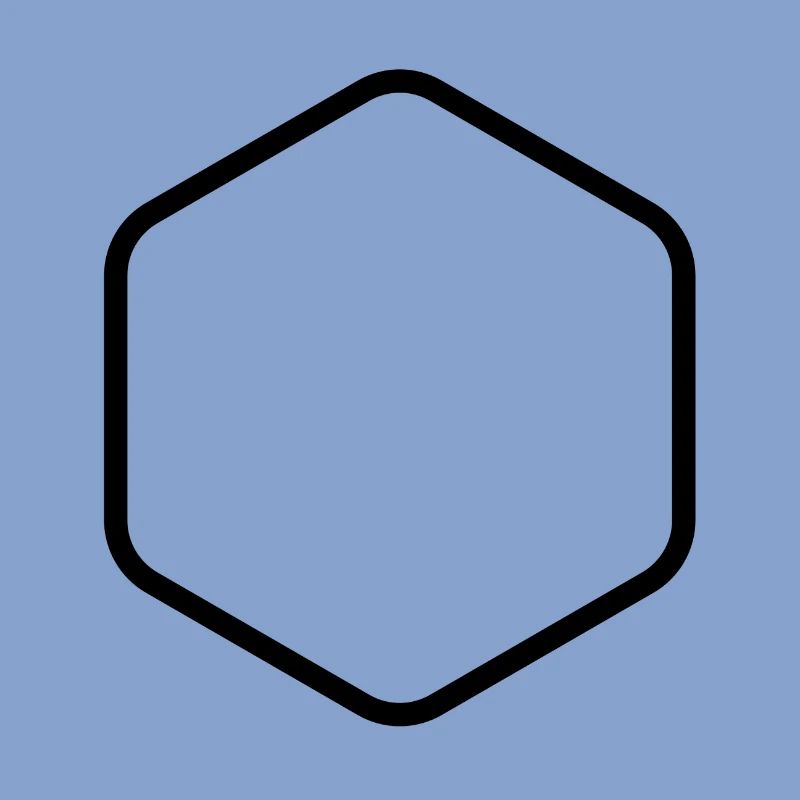 Frame with 6 rounded corners