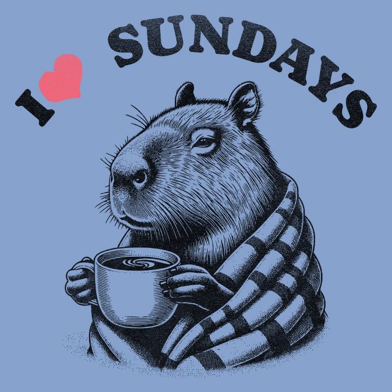 J’adore les dimanches Capybara