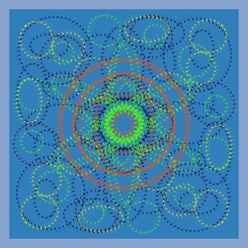 Celestial Geometric Abstract Design