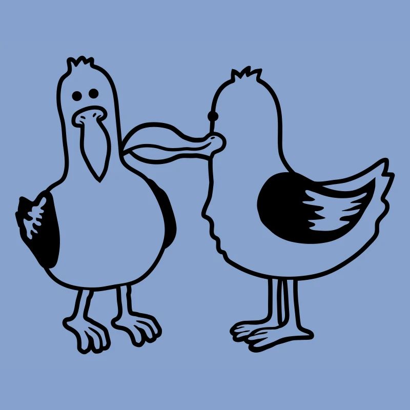2 drôles d’amis mouettes