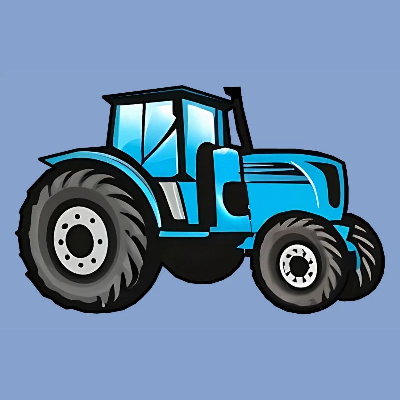 Großer Blauer Traktor