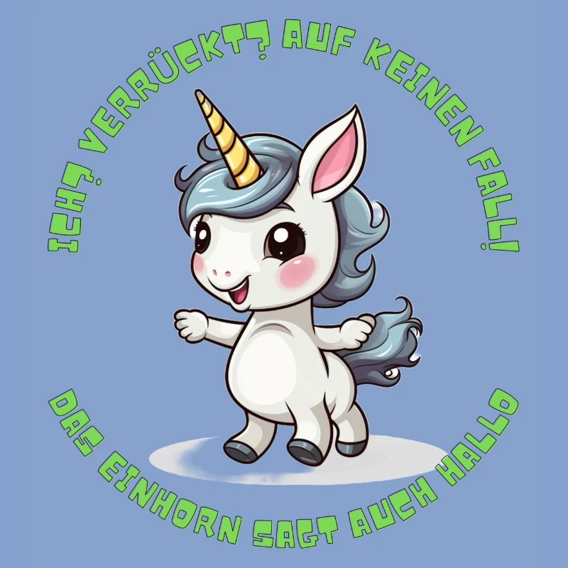 Mignon Licorne Dicton Imprimer