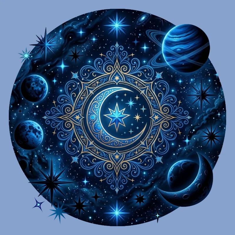 Space Planets Galaxies Stars Moons