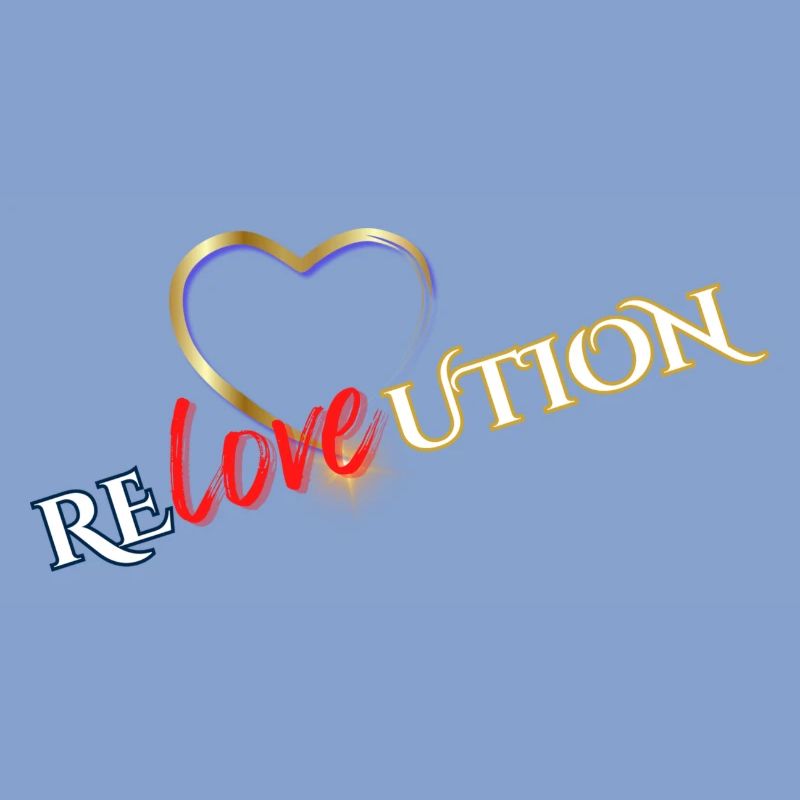 Liebevolution Herzrose Typo