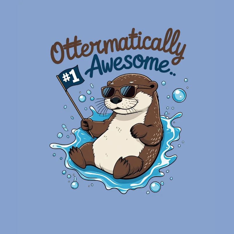Otter-like cool – Funny Otter