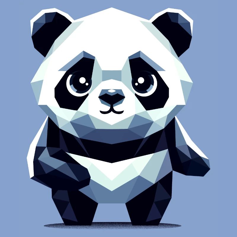 Panda polygonal