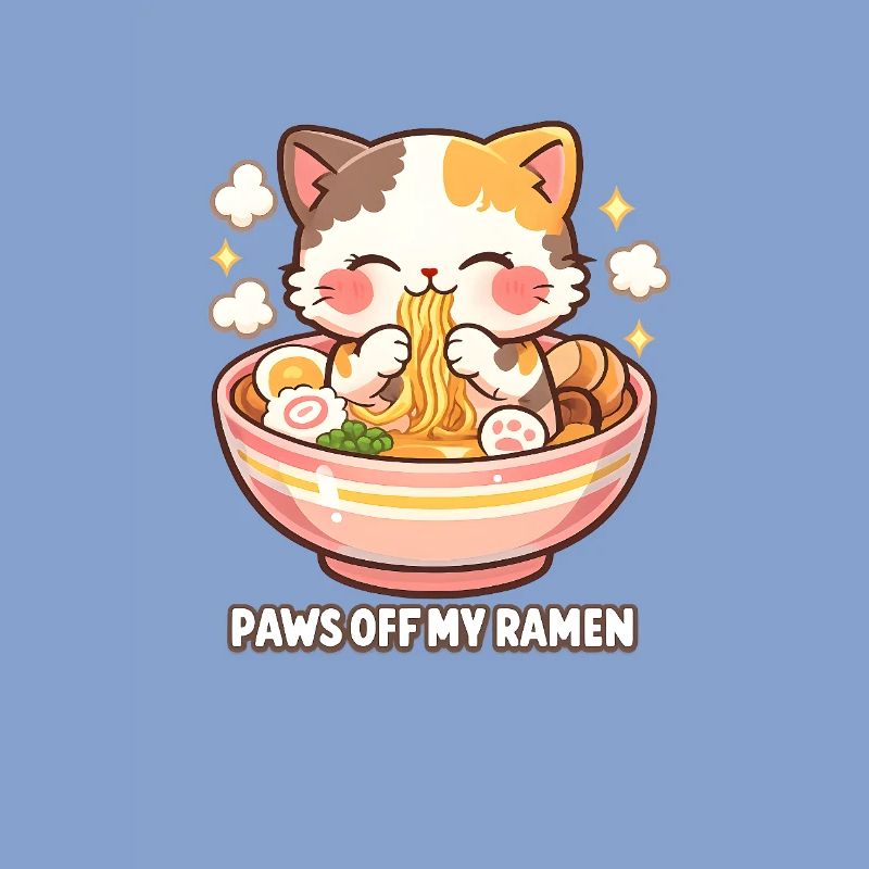 Ramen Chat Pattes Éloignées