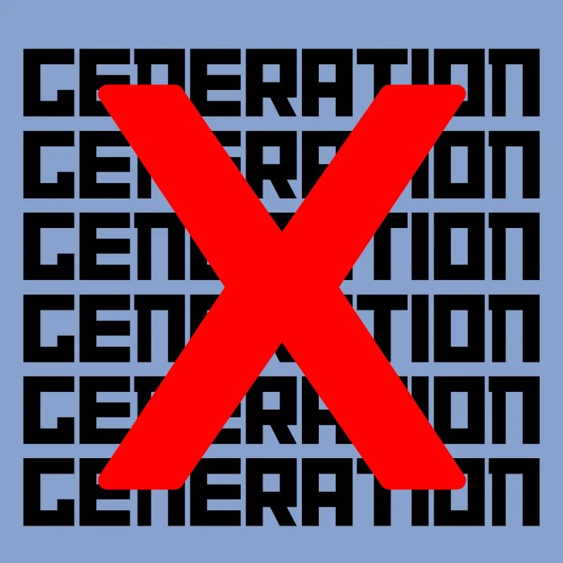 Generation X (schwarzer Text)