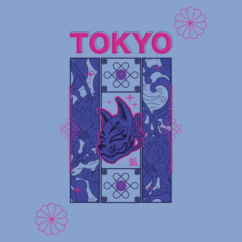Conception du Kitsune Néon de Tokyo