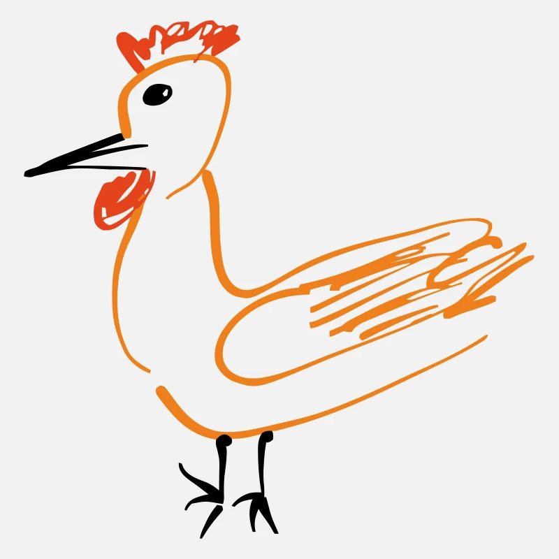 Dünnes Huhn