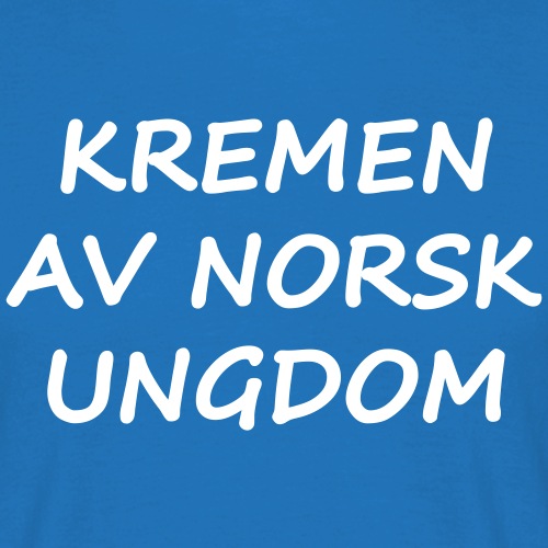 Kremen av norsk ungdom - T-skjorte for menn