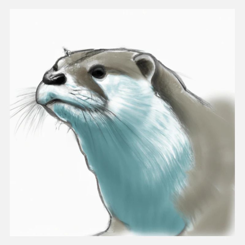 Cute otter (drawing)