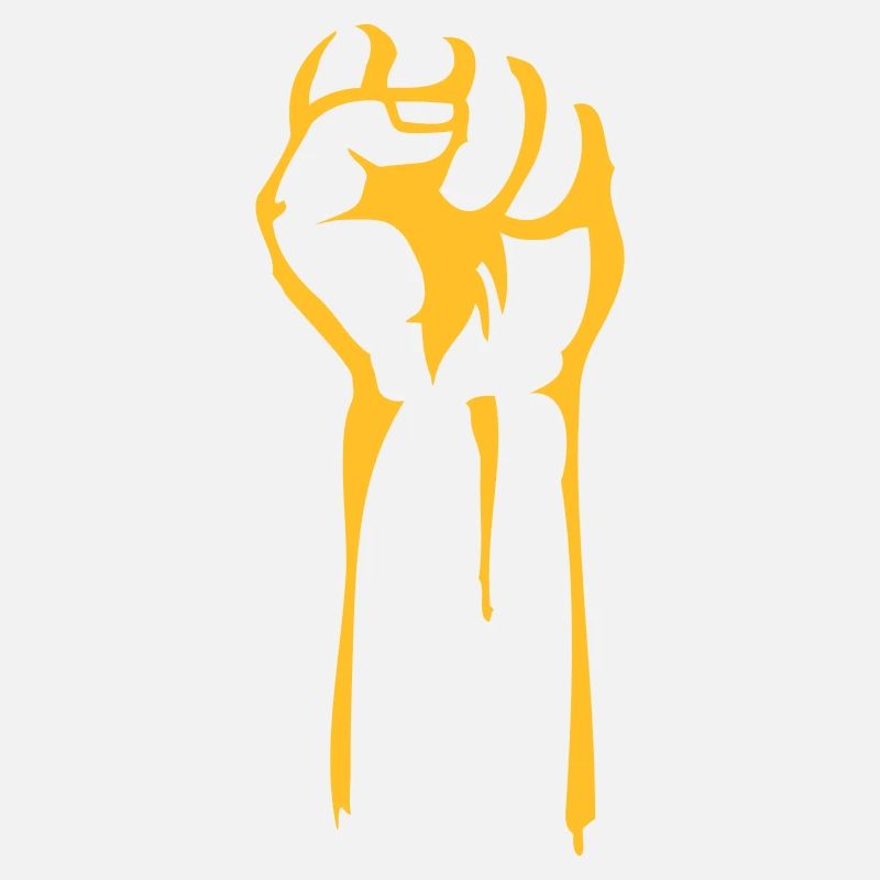 stencil fist