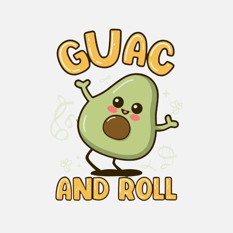 Guac And Roll - Avocat dansant mignon