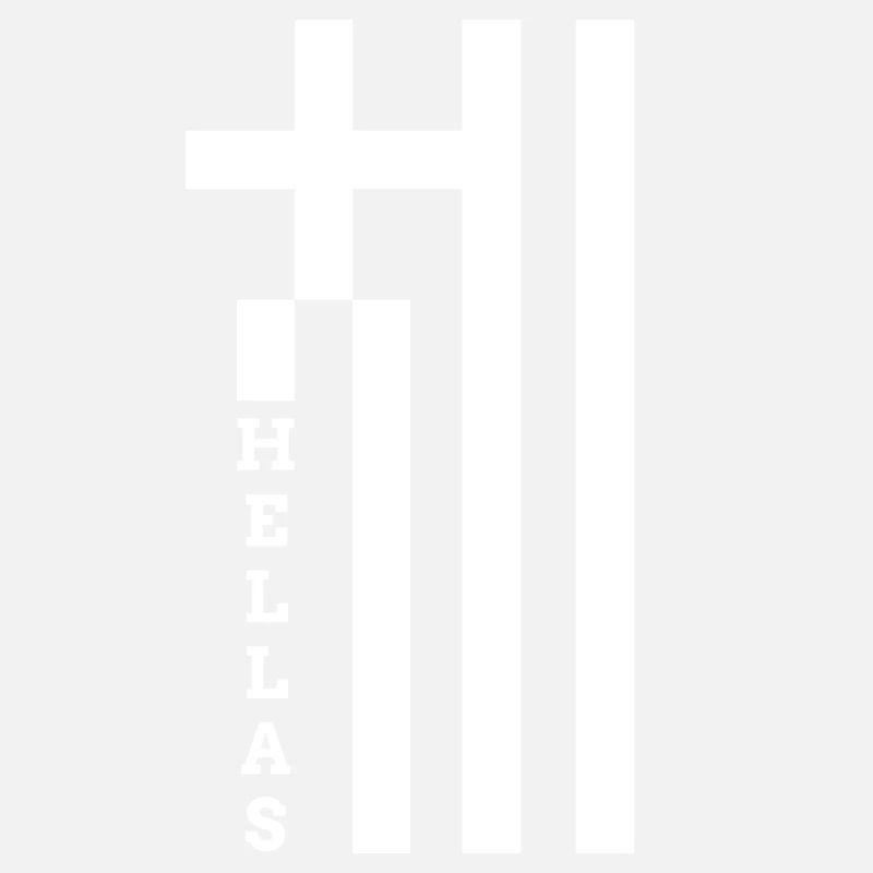 Hellas, drapeau, Grèce, vacances, fan, football