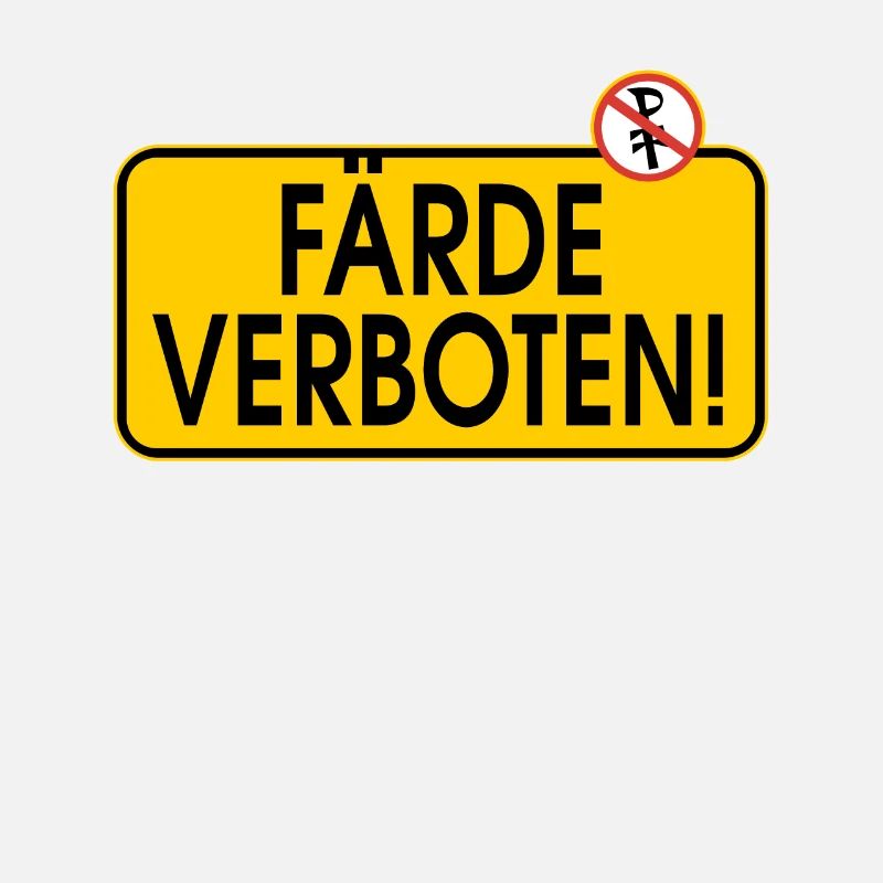 DANGER! Horses forbidden