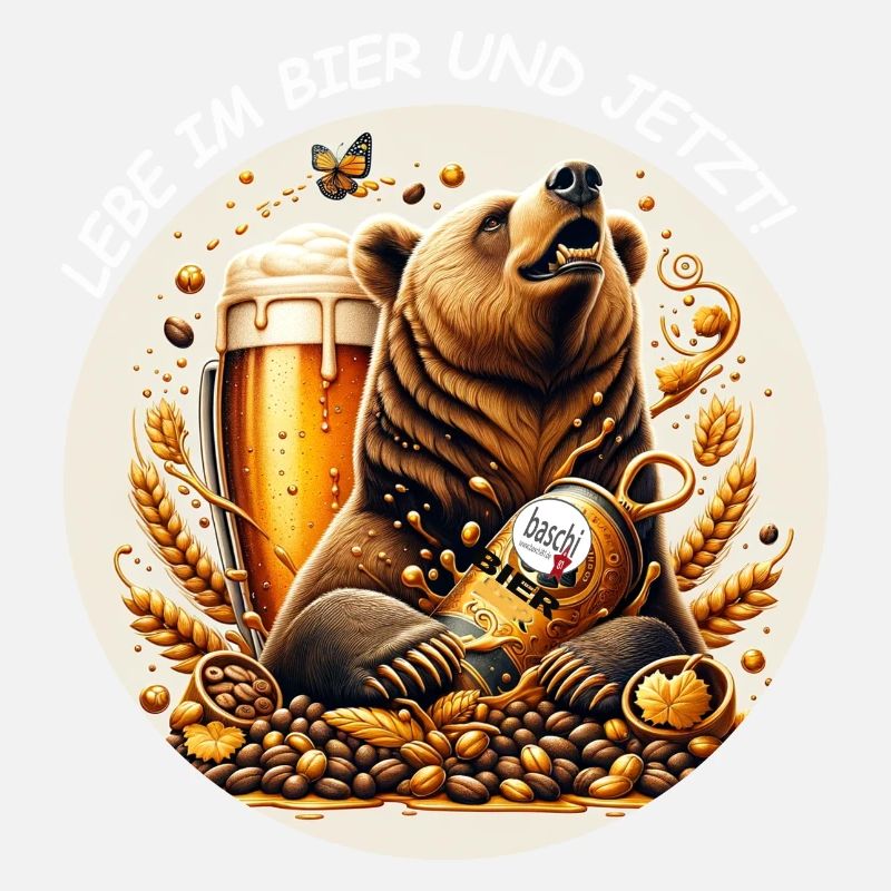 Lebe im Bier und jetzt