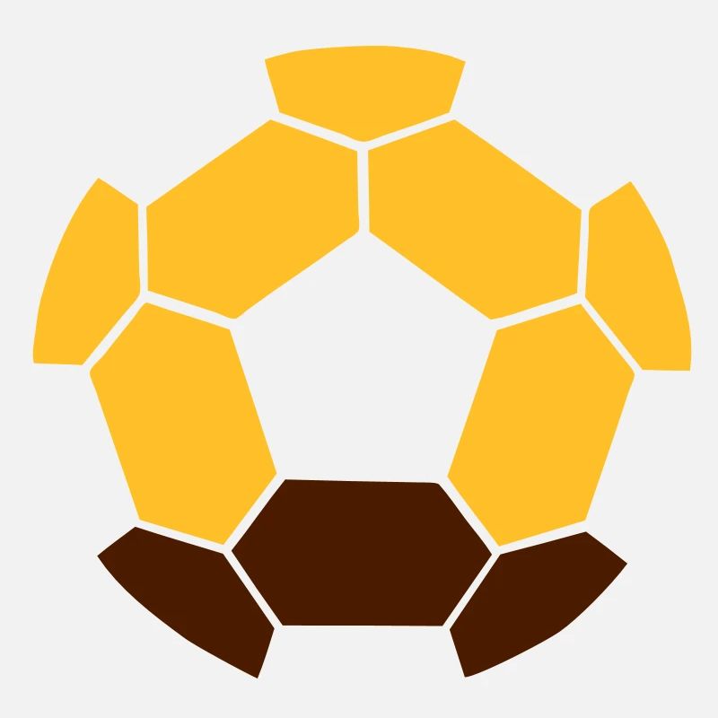 REVERSE (Negative image) FOOTBALL ball