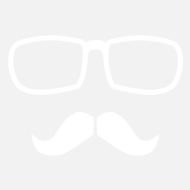 Moustache Nerd Glasses