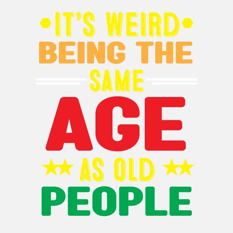 Humorous Age Comparison Graphic T-Shirt