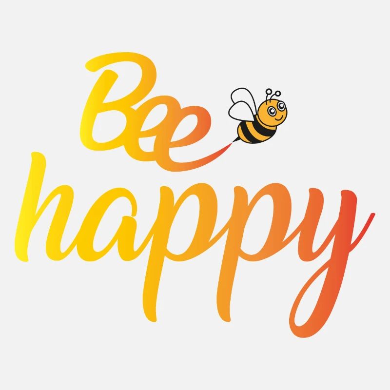 Bee Happy Gradient Font