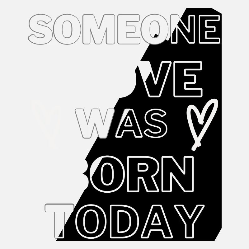 Bold Love Born Today Typographie Design