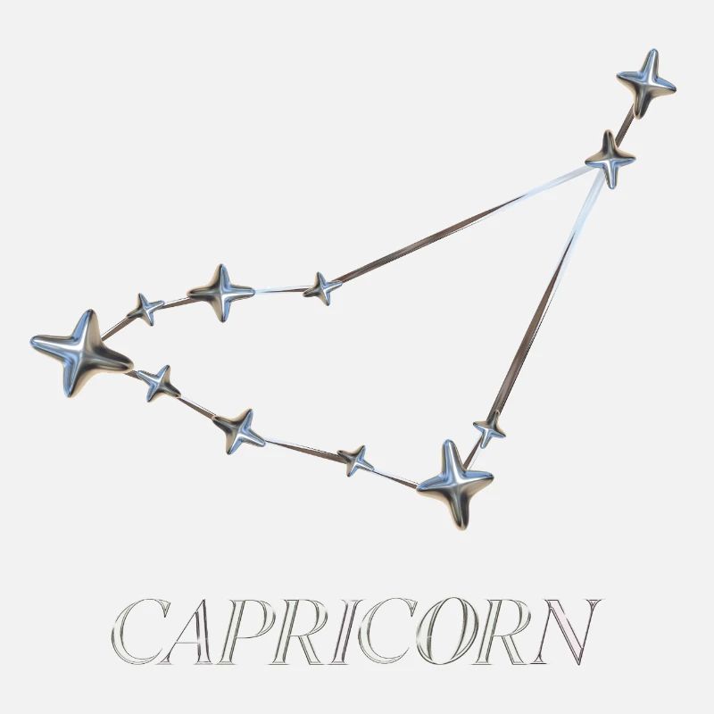 Capricorn Constellation – Silver Minimal Constellation