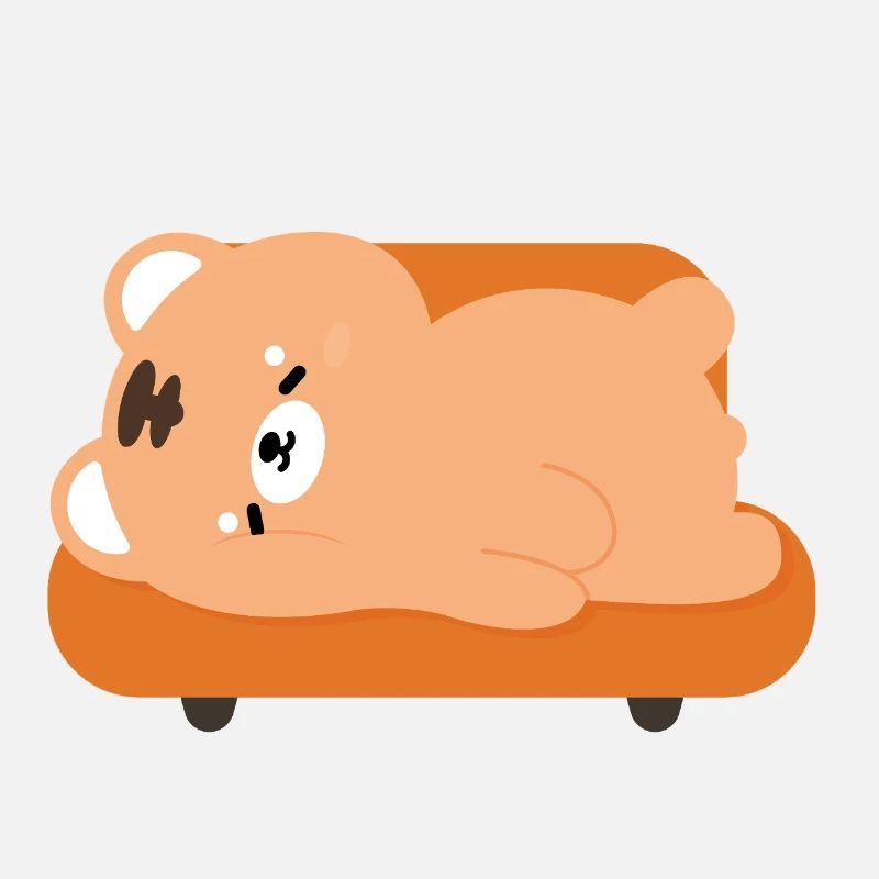 Sleepy Couch Tiger