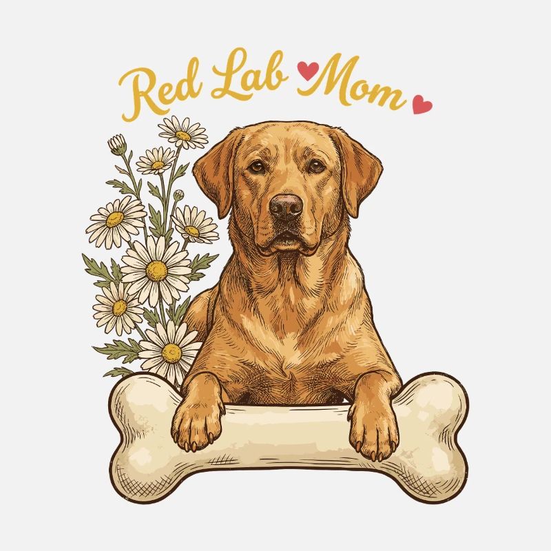 Labrador Gift Personalized Name Dog Mom