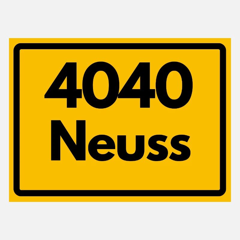 ANCIEN CODE POSTAL RÉTRO 4040 CITY NEUSS
