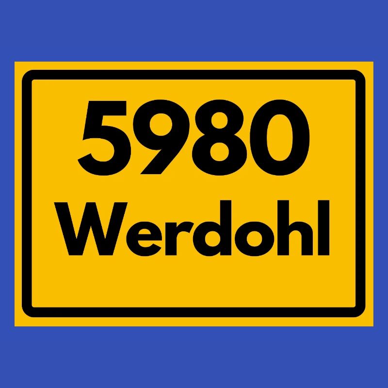 ANCIEN CODE POSTAL RÉTRO 5980 WERDOHL HEIMAT