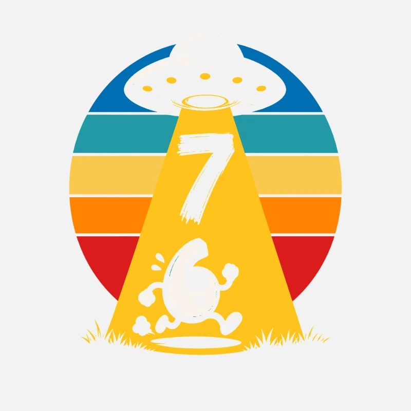 Rainbow UFO Abduction Cartoon 6 7 Meme