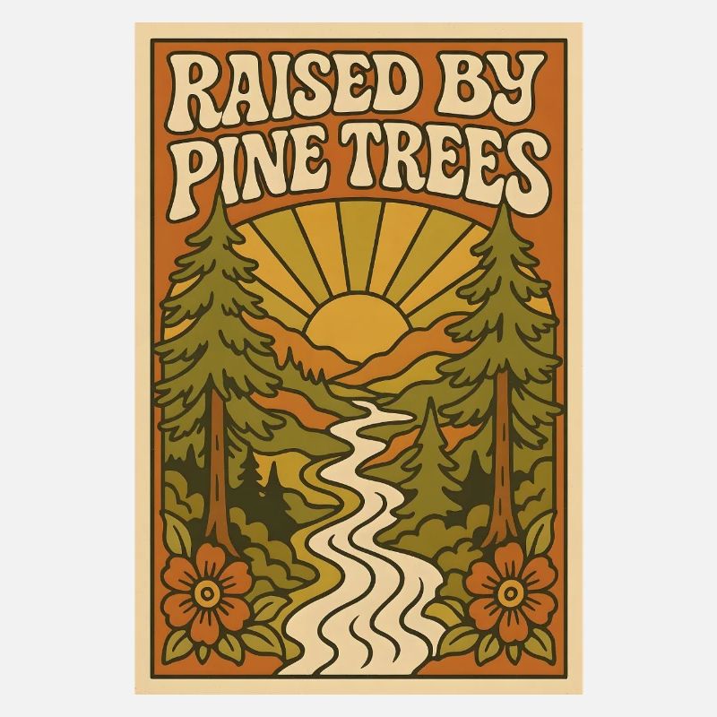 Raised by pine trees | Forest Outdoor
