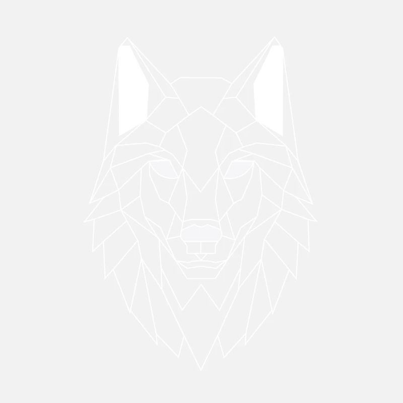 Wolf in geometric figures