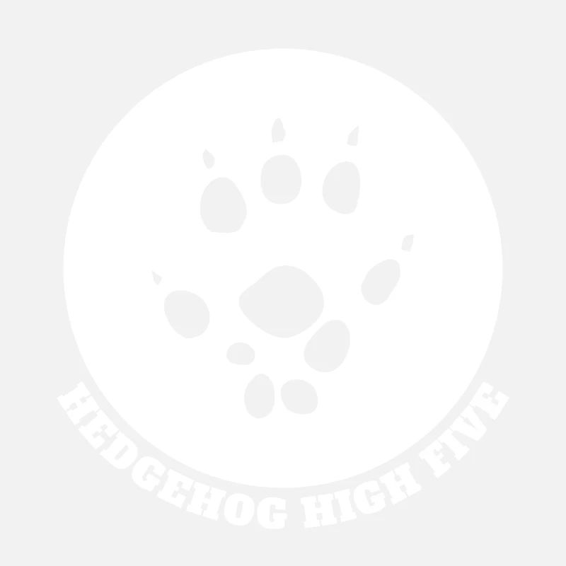 Hedgehog - High Five - neg