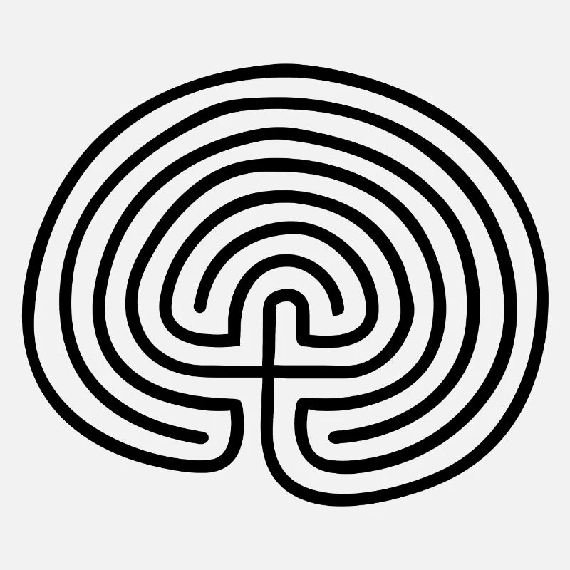 Labyrinth (schwarz)