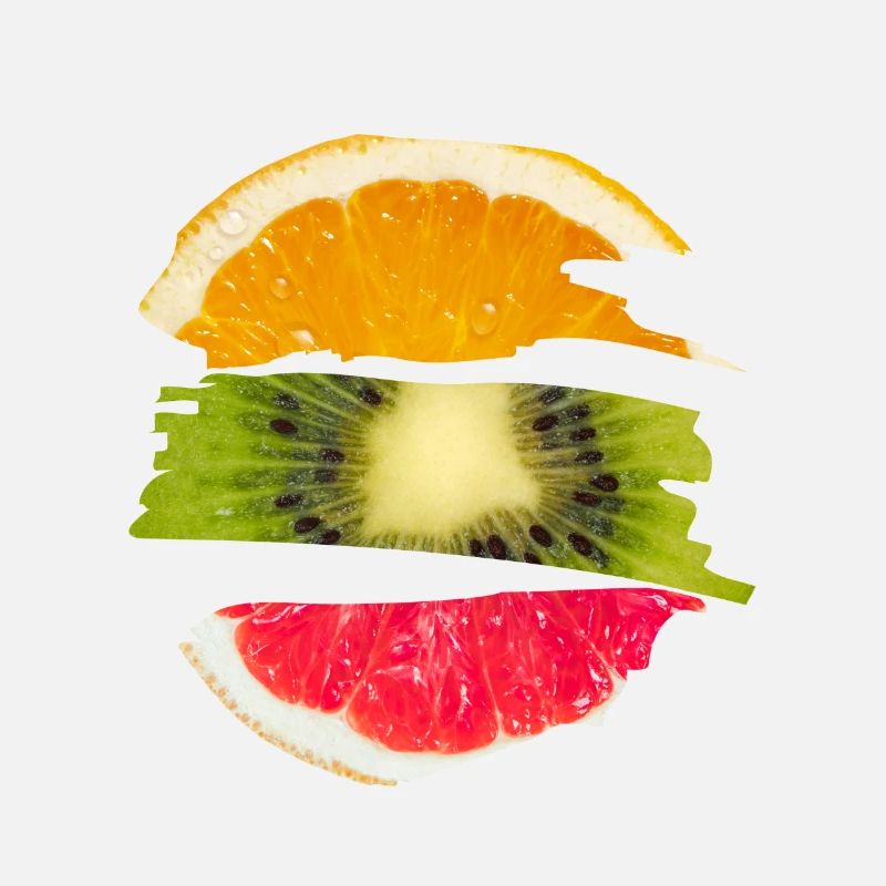 Früchte Orange Kiwi Grapefruit Obst