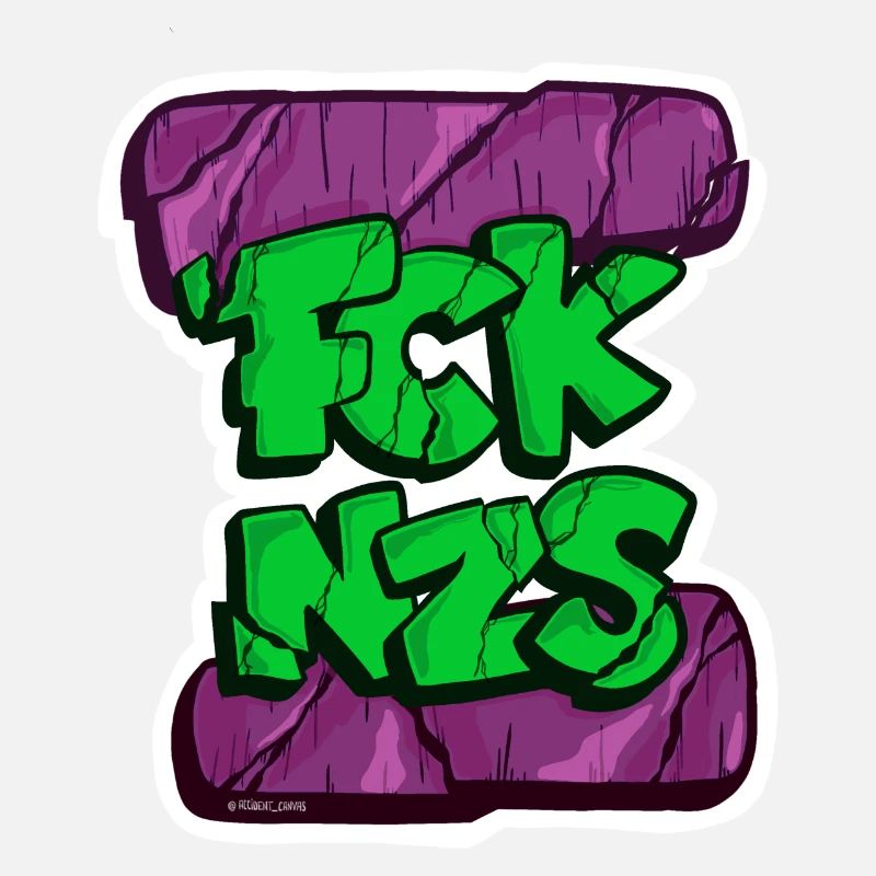 FCKNZS purplegreen