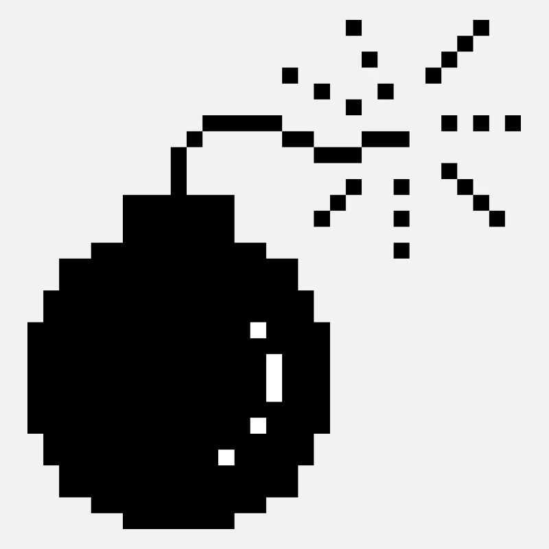 Pixel Bomb –Explosives Retrodesign – laut & kultig