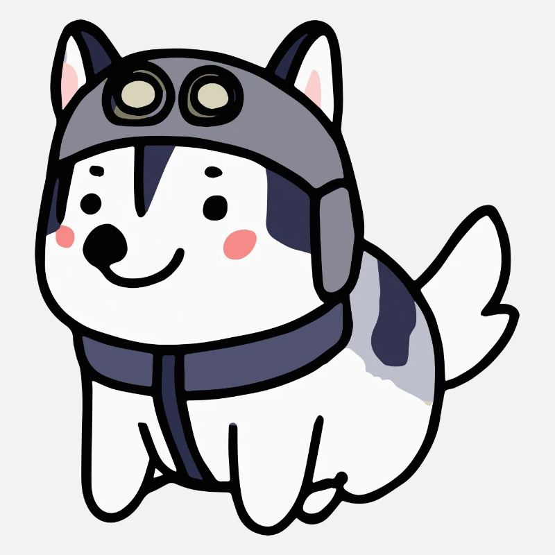 Husky chien pilote Malamute