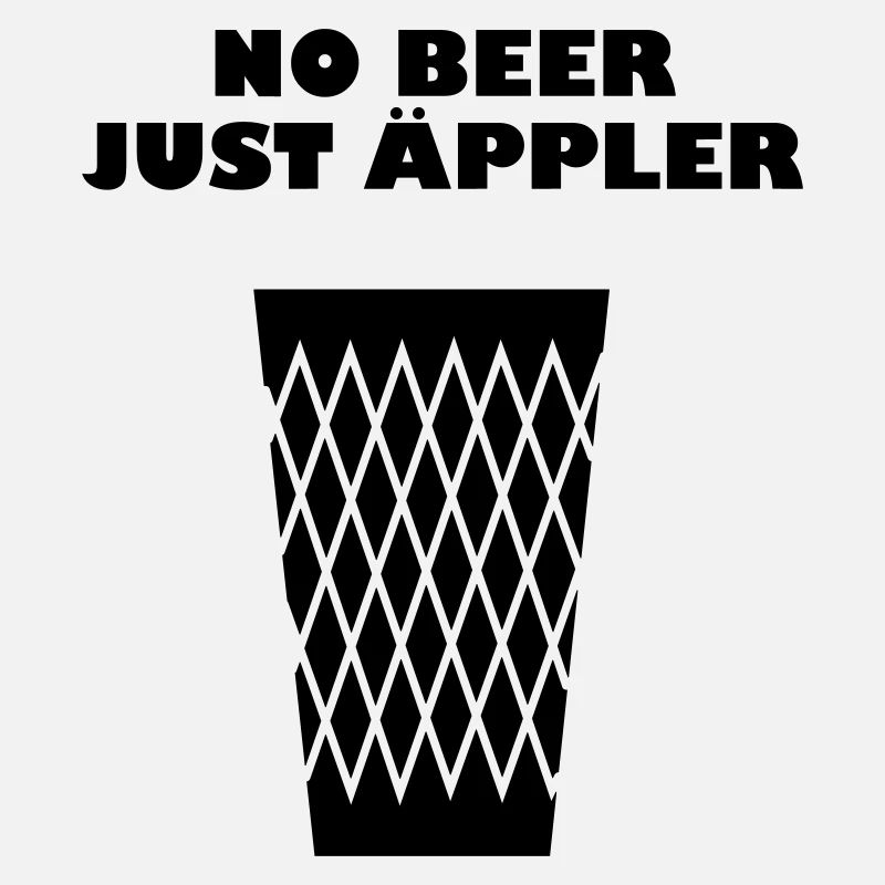 No Beer - Nur Äppler im Gerippten
