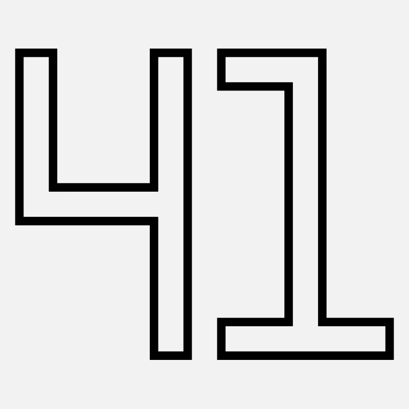 Nummer 41 (Universitätsstil)